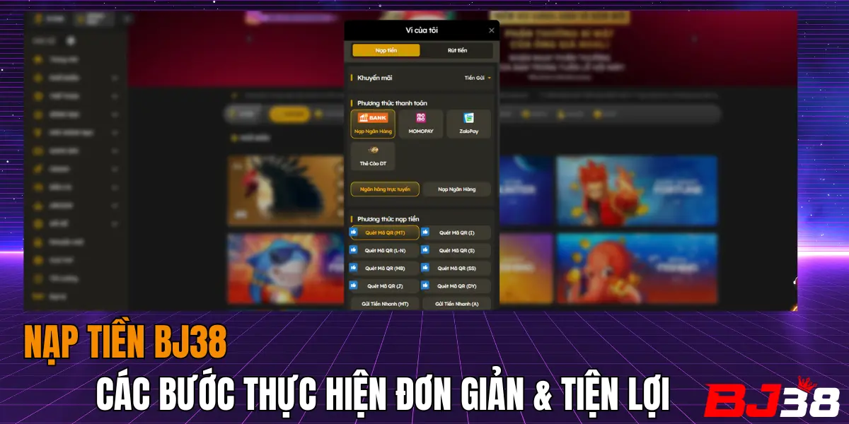 Nạp tiền BJ38